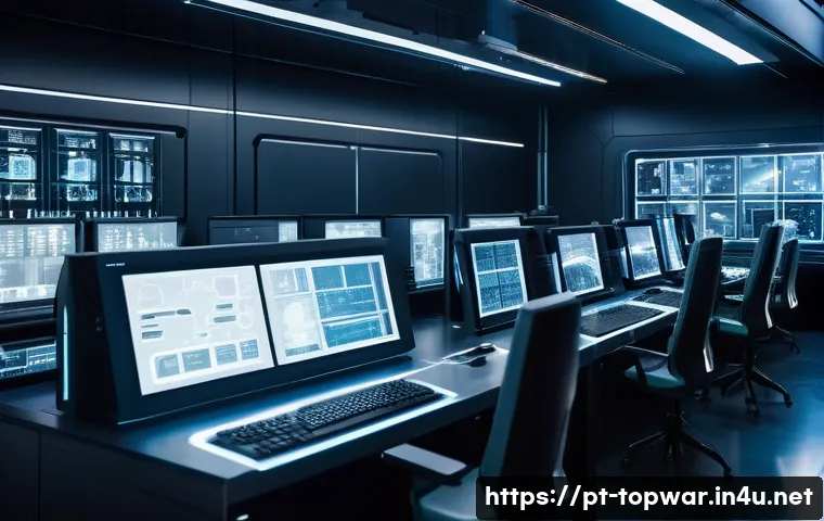 top war 희귀 유닛 생성법 - A detailed futuristic military laboratory interior with advanced high-tech equipment, illuminated co...